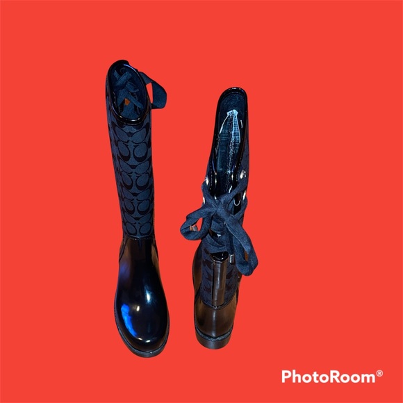 Coach Tristee RainBoots Size 6 - Picture 6 of 9
